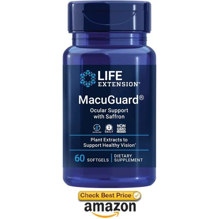 Life Extension MacuGuard Ocular Support with Saffron