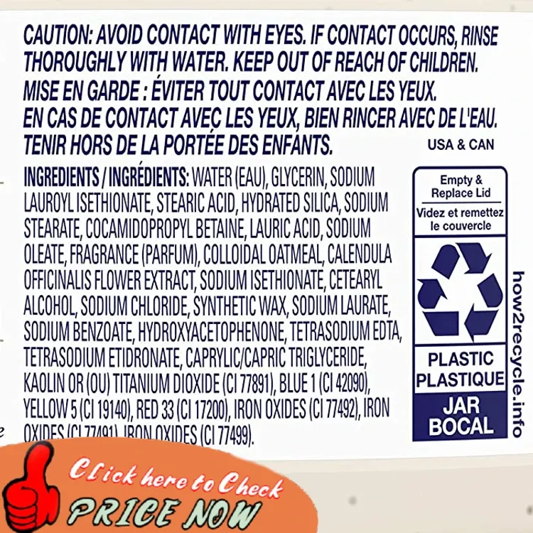 Dove Scrub for Silky Skin Oatmeal & Calendula Oil Body Scrub Ingredients