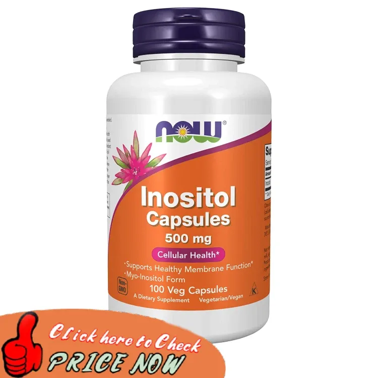 NOW Supplements, Inositol 500 mg for PCOS