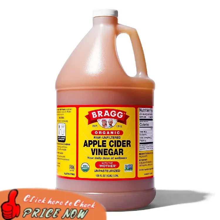 Organic Raw Apple Cider Vinegar Unfiltered Bragg 
