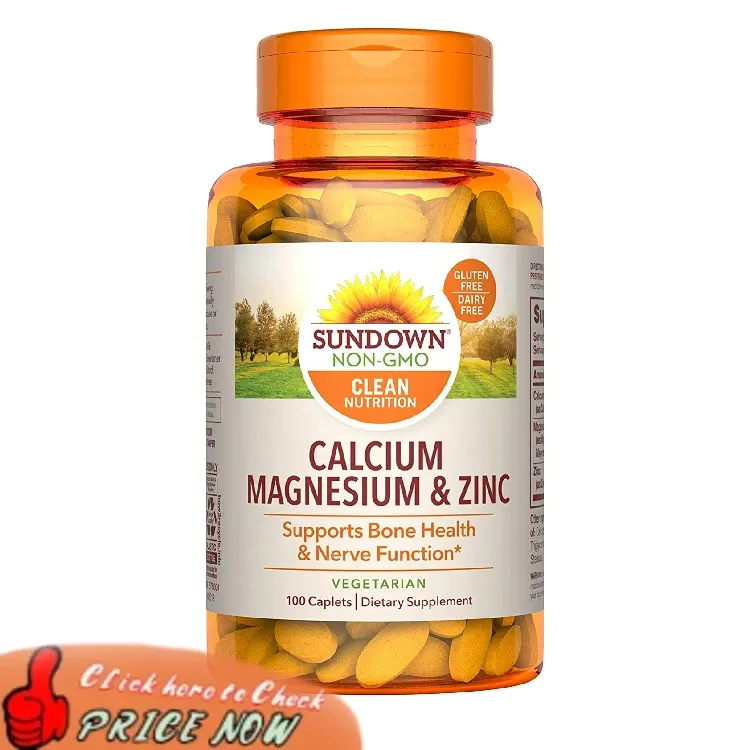Sundown Calcium Magnesium Zinc Caplets