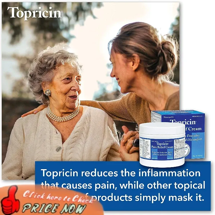 Topricin Pain Relief Cream for Osteoporosis