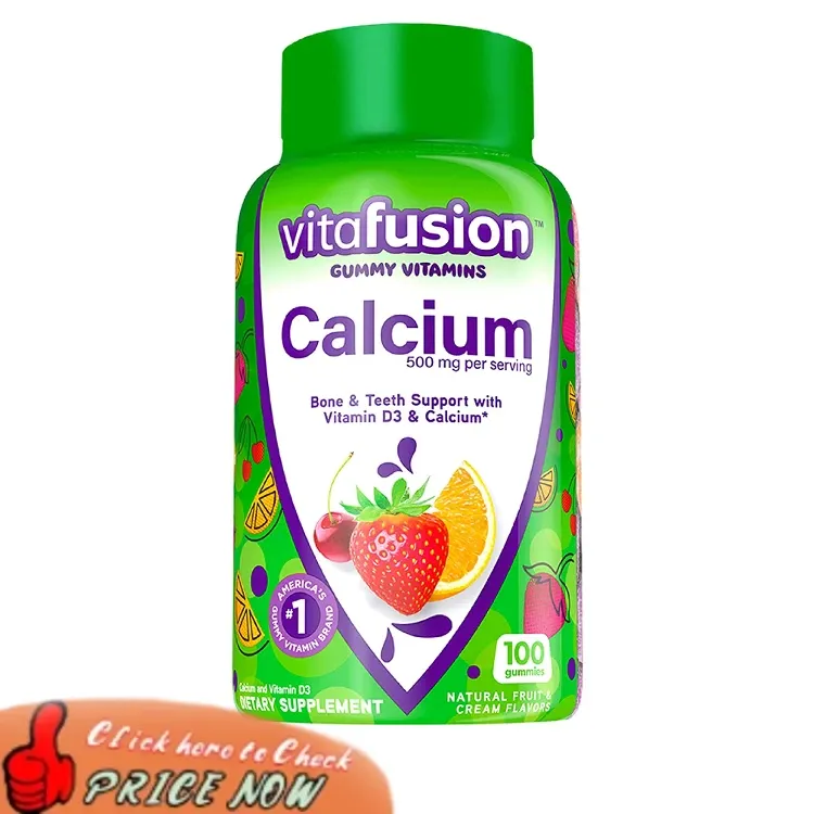 Vitafusion Calcium 500mg Gummies 